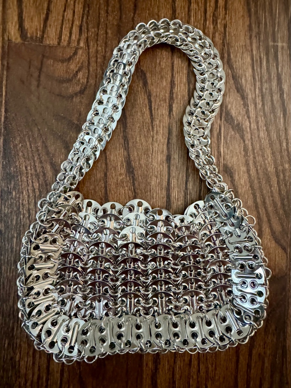 Inspired Silver Chainmail Mini Bag – Rabanne Inspired